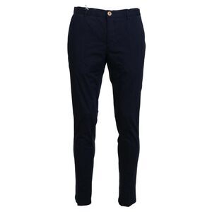 Domenico Tagliente Casual Chino Pants Men Blue Bottoms